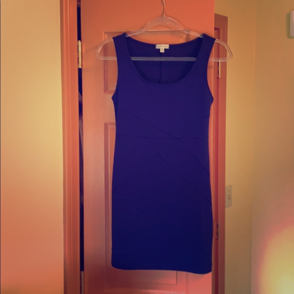 Blue mini dress